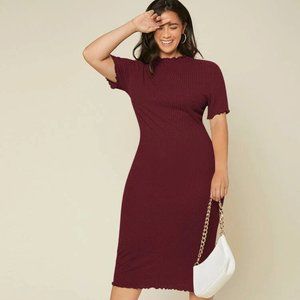 Ribbed Knit Bodycon Dress